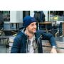 Nilton's Gebreide muts met label - Donkergrijs