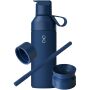 Ocean Bottle 500 ml 3-in-1 geschenkset - Oceaanblauw