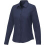 Pollux damesoverhemd met lange mouwen - Navy - 2XL Pollux damesoverhemd met lange mouwen - Navy - 2XL