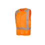 9042 Gilet Carpi fluo oranje XL