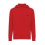 IQONIQ Rila lichtgewicht gerecycled katoen hoodie, rood (XXL)