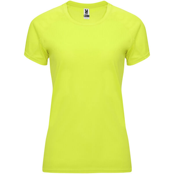 Bahrain sportshirt met korte mouwen voor dames - Fluor Yellow - S