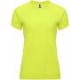 Bahrain sportshirt met korte mouwen voor dames - Fluor Yellow - 2XL