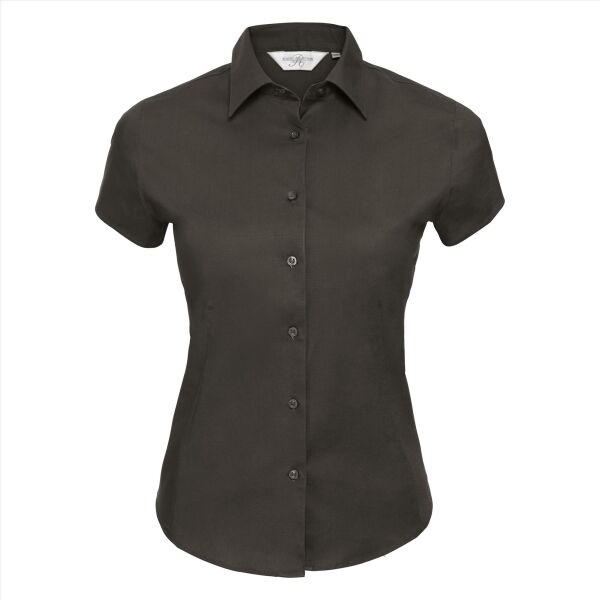 Russell Ladies Shortsleeve Fitted Stretch Shirt