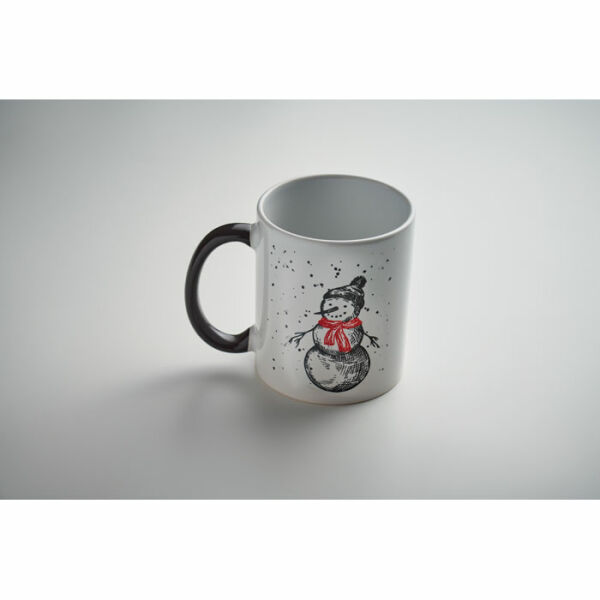 FESTIMUG - Keramische kerst mok 300ml - Zwart/Rood FESTIMUG - Keramische kerst mok 300ml - Zwart/Rood