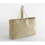 GARMENT DYED OVERSIZED TOTE BAG, VINTAGE SAND, One size, WESTFORD MILL