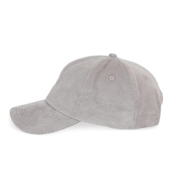 Fluwelen pet met laag profiel Chill Grey One Size Fluwelen pet met laag profiel Chill Grey One Size