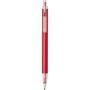 Spectrum balpen van gerecycled aluminium (blauwe inkt) - Rood
