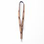 Zeefdruk lanyard van kurk en polyester Zeefdruk lanyard van kurk en polyester