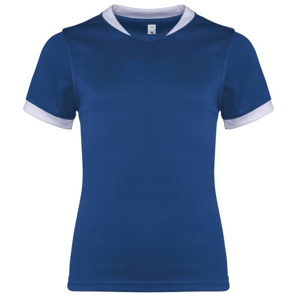 Kinder rugbyshirt met korte mouwen Dark Royal Blue 12/14 jaar Kinder rugbyshirt met korte mouwen Dark Royal Blue 12/14 jaar
