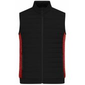 black/red melange