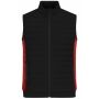 Men's Padded Hybrid Vest black/red melange 5XL