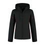 Santino Softshell Jacket Curtis Ladies Black / Red L