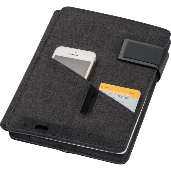 A5 Schrijfmap met powerbank A5 Schrijfmap met powerbank