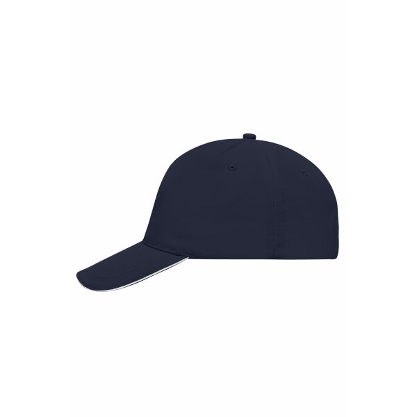 5 Panel Sandwich Cap navy/white one size 5 Panel Sandwich Cap navy/white one size