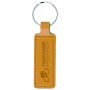 Sleutelhanger P02052, Kunstleder, Geel