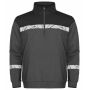 7102 1/2 ZIP SWEATSHIRT PGL Grey/Black XS