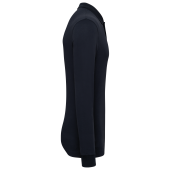 Bio180 piqué herenpolo lange mouwen Navy S