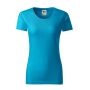 T-shirt women's Native (GOTS) blue atoll XS