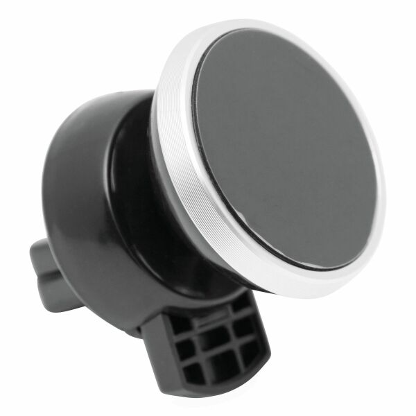 Magnetische telefoonhouder FLUX zilver, zwart