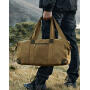 Heritage Waxed Canvas Holdall - Black - One Size
