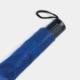 Opvouwbare, uit 2 secties bestaande manueel te openen paraplu REGULAR blauw, wit