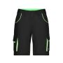 Workwear Bermudas - COLOR - black/lime green 42