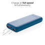 Urban Vitamin Pasadena 20.000 mAh 18W PD powerbank, blauw