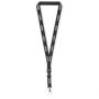 Afneembare polyester lanyard met reflectives Afneembare polyester lanyard met reflectives