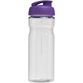 H2O Active® Base 650 ml sportfles met flipcapdeksel - Transparent/Paars