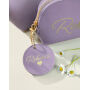 Boutique Circular Key Clip - Soft White - One Size