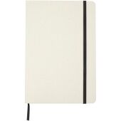 Bass A5 gerecycled notitieboek met gelinieerde pagina's - Zwart