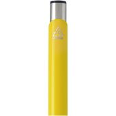 Moneta balpen van gerecycled aluminium (blauwe inkt) - Geel