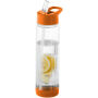 Tuttifrutti  740 ml Tritan™ infuser drinkfles - Transparant/Oranje