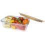 Roby glazen lunchtrommel met bamboe deksel - Heather groen