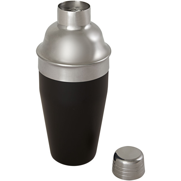 Gaudie recycled stainless steel cocktail shaker - Solid black