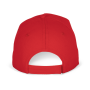 Baseballpet - 5 panelen Red One Size
