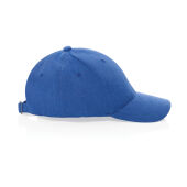 Milo AWARE™ recycled heather 6 paneel cap 200gr, blauw