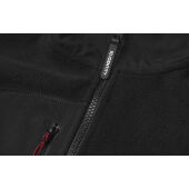 Bonded fleece vest - Black, 3XL