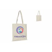 Schoudertas katoen ecru OEKO-TEX® lang 220g/m² 38x42 cm - Ecru