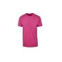 ROUND NECK T-SHIRT, HIBISKUS PINK, 3XL, BUILD YOUR BRAND