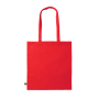 KIMEX gekleurde draagtas Fairtrade - rood