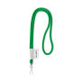 Polyester 2-kleurige koord-lanyard met full color label