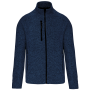 Heather herenvest met rits Navy Melange 4XL