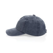 BEAU AWARE™ Washed 6 panel 270gsm cotton twill cap, donkerblauw
