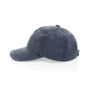 BEAU AWARE™ Washed 6 panel 270gsm cotton twill cap, donkerblauw BEAU AWARE™ Washed 6 panel 270gsm cotton twill cap, donkerblauw