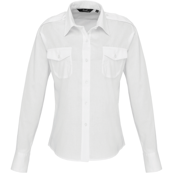 Ladies Long Sleeve Pilot Shirt