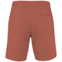 Ecologische herenshort French Terry Washed Pomelo 4XL