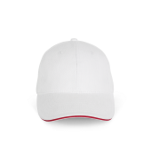 White / Hibiscus Red