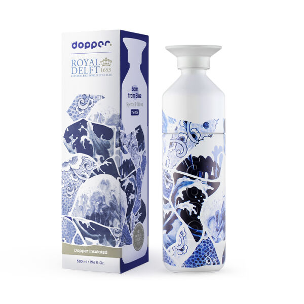 Dopper Insulated 580ml x Royal Delft - The Tide